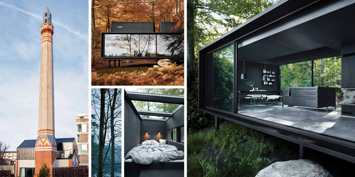 Skandinávský hotel Vipp nabízí designové pokoje ve městě i přírodě