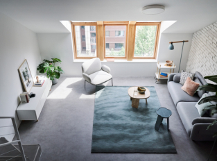 Starburst House - obývací pokoj