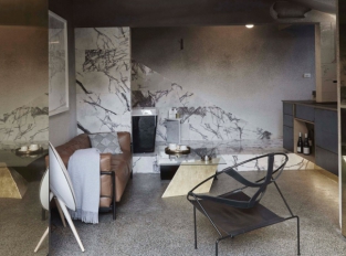 Airbnb v Melbourne - obývací pokoj