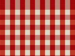 Checkered red