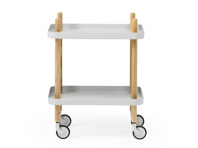 Servírovací stolek Block Table block-svetle-seda