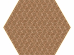 Hexagon Carpet Hexagon Carpet - hnědý