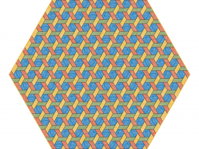Hexagon Carpet Hexagon Carpet - multi