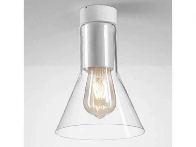 Stropní lampa Modern Glass Flared E27 